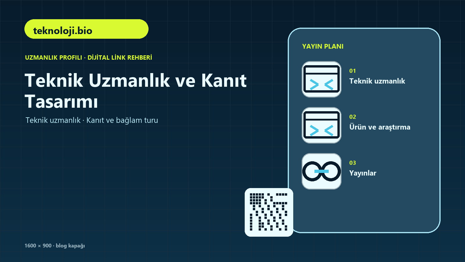Farklı platformlardaki teknik yazıların tek profilde toplanmasını anlatan uzmanlık profili rehberi kapağı
